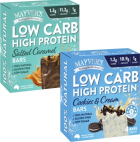 Mayver%26%23039%3Bs+Low+Carb+High+Protein+Bars+128g