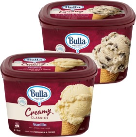 Bulla+Creamy+Classic+Ice+Cream+2+Litre