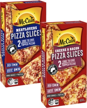 McCain+Pizza+Slices+2+Pack+600g