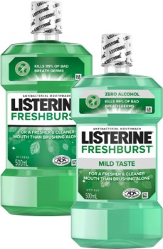 Listerine+Freshburst+or+Freshburst+Zero+Mouthwash+500mL