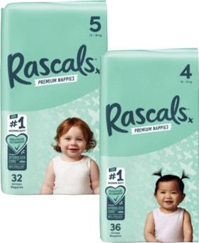 Rascals+Premium+Nappies+26+Pack-54+Pack