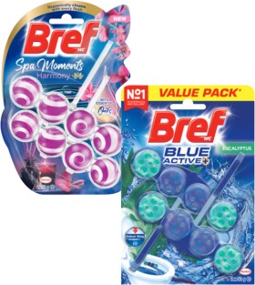 Bref+Spa+Moments+or+Blue+Active+In+The+Bowl+Toilet+Cleaner+Twin+Pack+100g