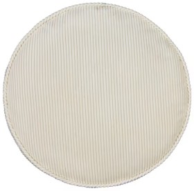 Corduroy+Round+Cushion+-+Beige