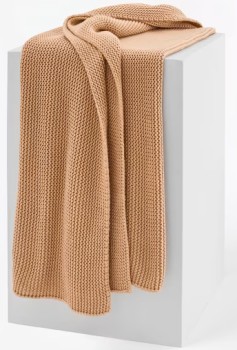 Chunky+Knit+Throw+-+Praline