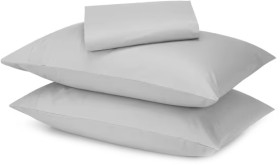 500+Thread+Count+Australian+Grown+Cotton+Sheet+Set+-+Queen+Bed%2C+Silver