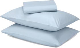 500-Thread-Count-Australian-Grown-Cotton-Sheet-Set-Queen-Bed-Blue on sale