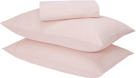 500-Thread-Count-Australian-Grown-Cotton-Sheet-Set-Queen-Bed-Pink on sale