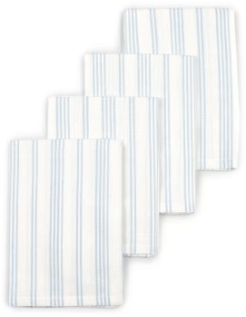 4+Pack+Blue+Stripe+Napkins