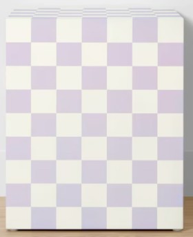 Checker+Side+Table+-+Lilac