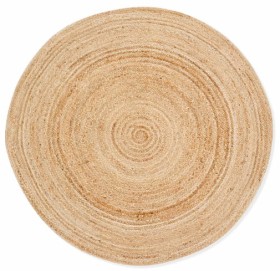 Round+Jute+Rug+-+Natural+-+180cm