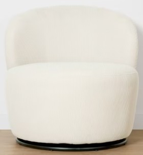 Corduroy+Swivel+Chair