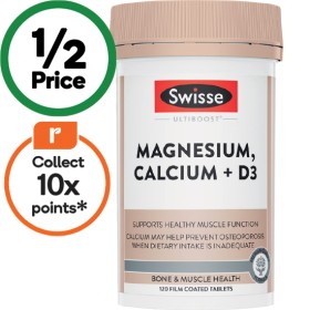 Swisse-Ultiboost-Magnesium-Calcium-D3-Tablets-Pk-120 on sale