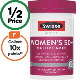 Swisse+Ultivite+Women%26%23039%3Bs+50%2B+Multivitamin+Tablets+Pk+90%5E