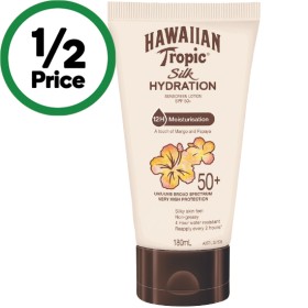 Hawaiian+Tropic+Silk+Hydration+Sunscreen+Lotion+SPF50%2B+180ml%23