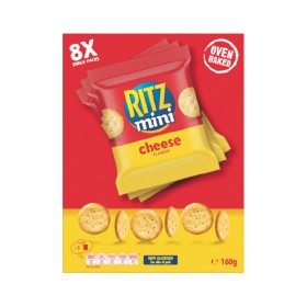 Ritz+Mini+Crackers+Cheese+Flavour+Multipack+160g+Pk+8