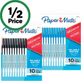 Paper+Mate+Kilometrico+Capped+Ballpoint+Pens+Business+Assorted+Pk+10