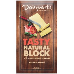 Dairyworks+Block+Cheese+500g