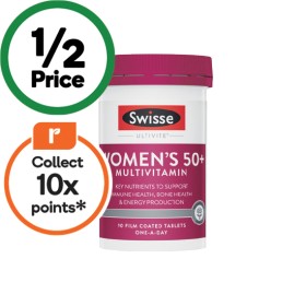 Swisse+Ultivite+Women%26rsquo%3Bs+50%2B+Multivitamin+Tablets+Pk+90%7E