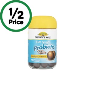 Nature%26rsquo%3Bs+Way+Kids+Smart+Probiotic+Choc+Balls+Pk+50%7E