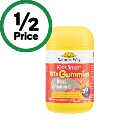 Nature%26rsquo%3Bs+Way+Kids+Smart+Vita+Gummies+Iron+%2B+Vitamin+C+Pk+60%7E