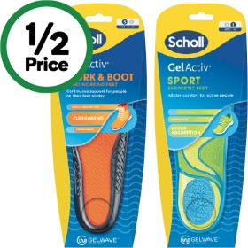 Scholl+Gel+Active+Work+%26amp%3B+Boot+or+Gel+Active+Sport+Pair