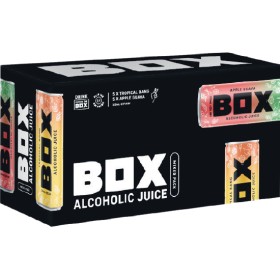 BOX+Alcoholic+Juice+Mixed+10+Pack+Cans+10x330ml