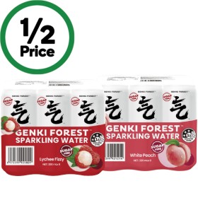 Genki+Forest+Sparkling+Water+6+x+330ml