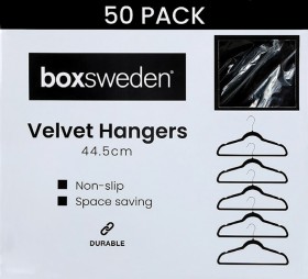 50+Pack+Velvet+Clothes+Hangers