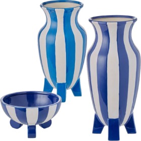 Amalfi+Striped+Vases