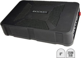 Kicker+8%26rdquo%3B+Hideaway+Subwoofer+with+Built-In+Amp