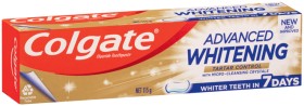 Colgate+Advanced+Whitening+or+MaxFresh+Toothpaste+115g+Selected+Varieties