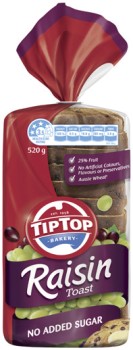 Tip+Top+Raisin+Toast+520-600g+Selected+Varieties