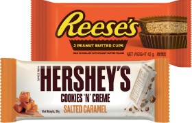 Hersheys-Cookies-Cream-Bar-3840g-Reeses-Cups-3942g-Wafer-Sticks-42g-or-Terrys-Chocolate-Orange-35g-Selected-Varieties on sale