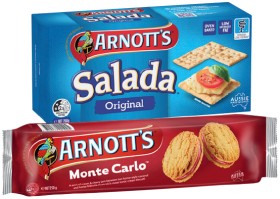 Arnott%26rsquo%3Bs+Cream+Biscuits+200-250g%2C+Salada+Crackers+250g+or+Tina+Wafer+200g+Selected+Varieties