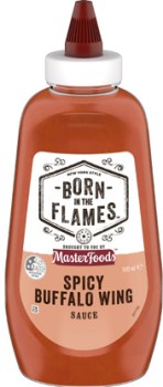 MasterFoods+Born+in+the+Flames+Sauce+500mL+Selected+Varieties