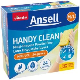 Ansell+Handy+Clean+Disposable+Gloves+24+Pack