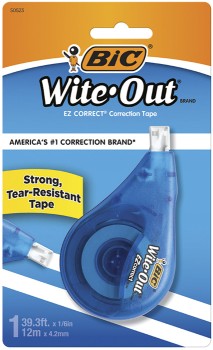 BIC+Wite-Out+Correction+Tape+1+Pack