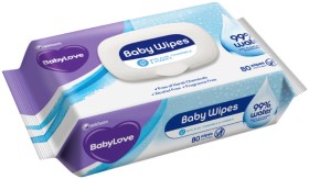 BabyLove+Baby+Wipes+with+Aloe%2C+Chamomile+%26amp%3B+Vitamin+E+80+Pack