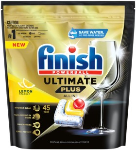 Finish+Ultimate+Plus+All+in+1+Lemon+Sparkle+Dishwashing+Tablets+45+Pack