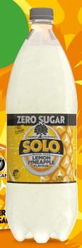 NEW+Solo+Zero+Sugar+Lemon+Pineapple+1.25+Litre