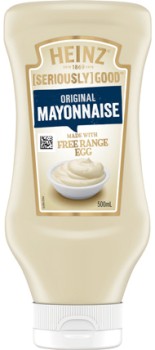 Heinz+Seriously+Good+Mayonnaise+or+Aioli+Squeezy+500mL+Selected+Varieties