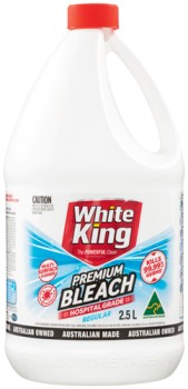 White+King+Premium+Bleach+2.5+Litre+Selected+Varieties