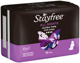 Stayfree+Ultra+Thin+Pads+10%E2%80%9114+Pack+Selected+Varieties