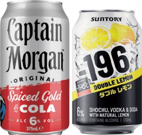 Captain+Morgan+%26amp%3B+Cola+6%25+or+Suntory+-196+6%25+Varieties+4+Pack