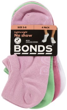 Bonds+Women%26%23039%3Bs+Logo+Lightweight+No+Show+4+Pack