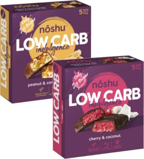 Noshu+Low+Carb+Indulgence+Bars+150g-160g