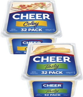 Cheer+Cheese+Slices+500g