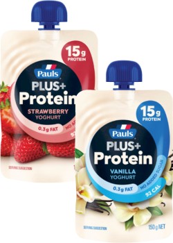 Pauls+Plus+Protein+Yoghurt+Pouch+150g