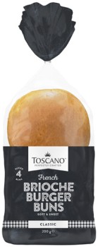 Toscano+Brioche+Burger+Buns+200g