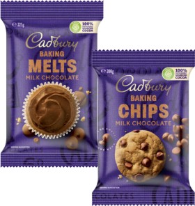 Cadbury+Baking+Chocolate+Blocks%2C+Chips+or+Melts+180g-225g